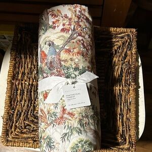Pottery Barn Fantastical Forest Tablecloth - Multicolor BNWT
